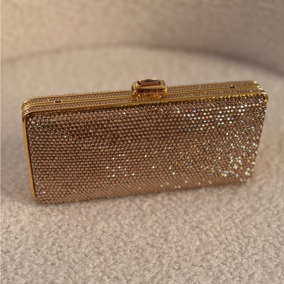 Elegant Gold Crystal Clutch - Picture 1 of 4